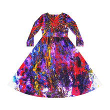 Load image into Gallery viewer, Women's Long Sleeve Dance Dress